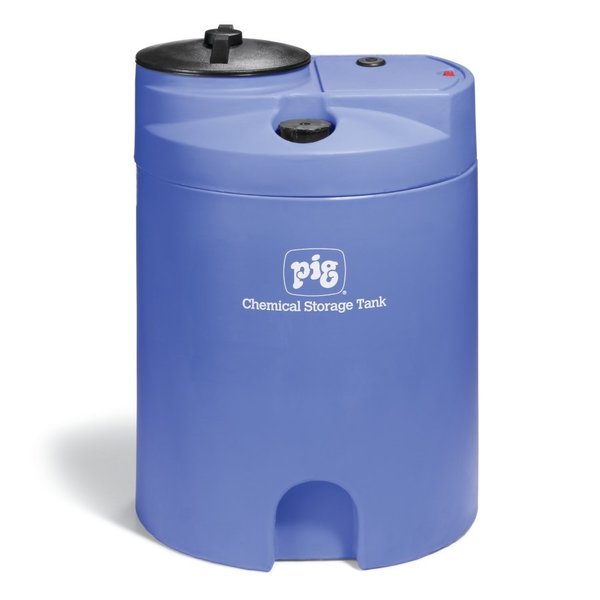 Pig PIG Double-Wall Chemical Storage Tank Blue ext. dia. 19.5" x 28.75" H PAK5110-BL